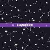 03年属羊桃花劫，羊的桃花是哪个生肖