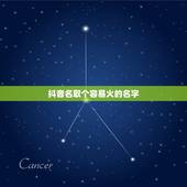 抖音名取个容易火的名字，我玩抖音起个什么名好