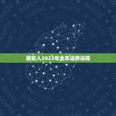 属蛇人2023年全年运势运程，蛇人2021年每月运程每月运势