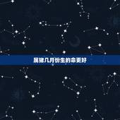 属猪几月份生的命更好，属猪男几月出生最旺