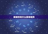 属猪的和什么属相相克，属猪的跟什么相冲