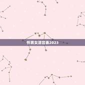 怀男女清宫表2023，清宫表2023生男生女准确吗？