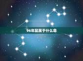 96年鼠属于什么命，96年的鼠是什么命啊