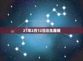 21年2月12日出生属相，21年是什么生肖年