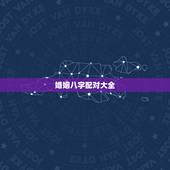 婚姻八字配对大全，请大师指点(婚姻八字配对)