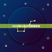 2021年02月20日属相财运，2021年属羊的运势和财运