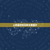 上供最好的五种水果图片，给神上供用什么水果好
