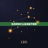 生肖狗和什么生肖最不能配，生肖狗和什么属相相冲