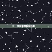 几月份的狗命不好，几月份的老虎更好命