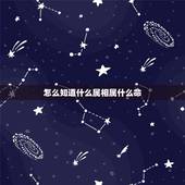 怎么知道什么属相属什么命，五行相生相克