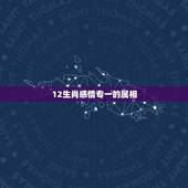 12生肖感情专一的属相，十二生肖对爱情最专一的动物