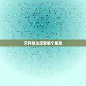 天秤座注定爱哪个星座，天秤座和什么星座最匹配，就是合得来？