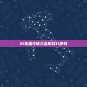 85年属牛转大运年龄35岁吗 85年牛哪年转大运