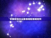 女属蛇和什么属相相配婚姻如何，女蛇和什么生肖最配