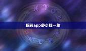 探花app多少钱一单，网上约的探花是什么意思