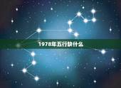 1978年五行缺什么，1978年2月9日的人五行缺什么