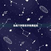 生辰八字取名字免费起名，免费生辰八字起名大全