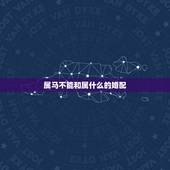 属马不能和属什么的婚配，属马和什么属相不合