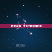 1993属鸡一生有二婚何时出现，1993年生属鸡人一生大劫
