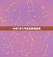 90年1月七号出生属相是啥，91年1月7日生的属什么