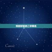 特别好听的二字网名，超级好听的二字网名