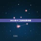 2022年十二生肖运势详解，2022年最不顺利的生肖
