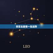 命宫主星看一生运势，求各位大师批注八字，算出一生的运势。