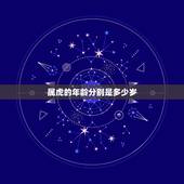 属虎的年龄分别是多少岁，属虎男和属猪女婚姻分数