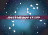 男性精子数量达到多少才可以怀孕，精子质量标准达到多少可以怀孕？