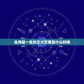 生肖鼠一生的三大灾难是什么时候，虎人见鼠年，其年不利，灾难多取，利去功