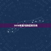 1978年属马的旺财方向，78年属马的财运方向与位置