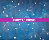 属狗的生什么属相的最好，属狗的生什么属相的孩子好