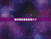 猪的婚配属相是哪几个，属猪的属相婚配表，属猪和什么属相最配