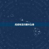 戊戌年五行属什么命，己亥年五行属什么