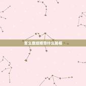 怎么查结婚忌什么属相，结婚忌什么属相是什么意思