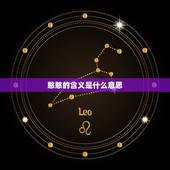 憨憨的含义是什么意思，憨憨的真正含义是？