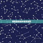 哪些属相相冲相克相合，十二生肖属相相合表图
