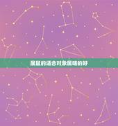 属鼠的适合对象属啥的好，老鼠的更佳配偶是什么属相