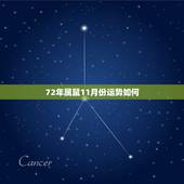 72年属鼠11月份运势如何，鼠人遇牛年2022 运势如何