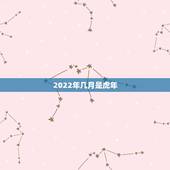 2022年几月是虎年，2022年什么时候是虎年