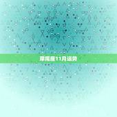 摩羯座11月运势，求摩羯座2011年运势