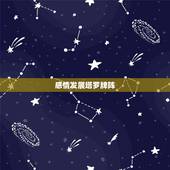 感情发展塔罗牌阵，塔罗牌阵法是上面一张是我对感情的态度 中间三张是发展