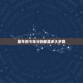 属牛的今年分别都是多大岁数，属牛今年多大岁