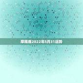 摩羯座2022年5月31运势，摩羯座5月的运势？