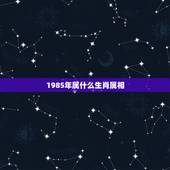 1985年属什么生肖属相，1985年属什么生肖？