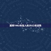 属狗1982年生人的2022年运势，属狗人2022年每月运势？