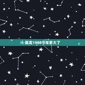 属龙1988今年多大了，2019年88年今年多大