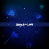 匹配性是什么意思，匹配性英文如何说