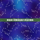 查生辰八字取名生辰八字五行查询，生辰八字五行查询起名