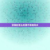 空鱼缸怎么处理不影响风水，空鱼缸风水学之空鱼缸摆放在哪里风水好